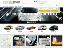 Tablet Screenshot of portugaltopcars.com